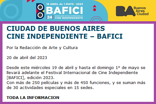BAFICI 2023